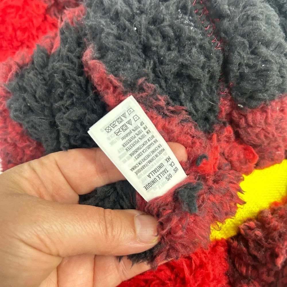 American Eagle Buffalo Plaid‎ Plush Throw Blanket Red Black 50x60 NWT Cozy